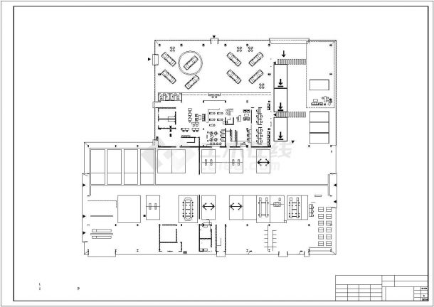 某地区汽车展厅CAD施工详图-图二