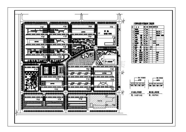 环境景观CAD平面方案图-图一