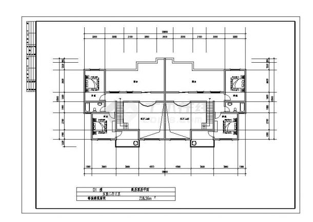 住房户型建筑平面设计图-图二