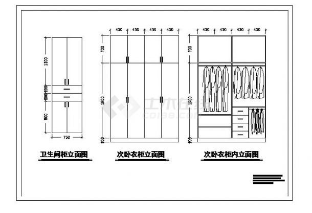 住房装修CAD平面设计图-图一