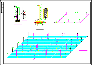 A2O工艺污水处理厂施工cad设计图纸_图1