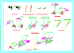 MBR膜处理中水回用cad施工设计图_图1