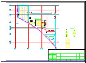北京商业中心中水处理工程cad设计图纸_图1