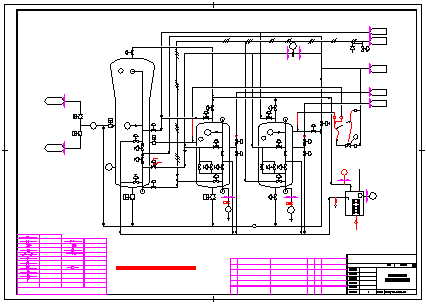 某电厂凝结水精处理cad设计图纸-图二