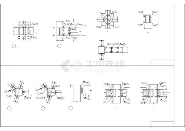 多高层民用钢节点设计参考图-图一