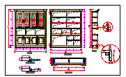 12套欧式酒柜设计CAD图纸_图1