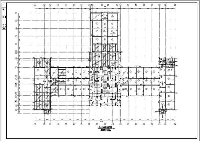 某中医院多层框架结构门诊楼设计cad全套结构施工图（含设计说明）_图1