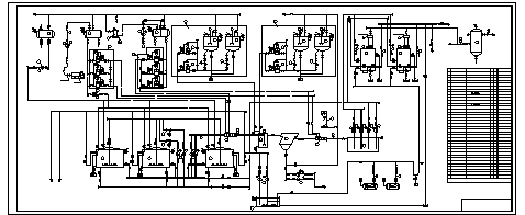 某电厂工业废水处理cad设计图纸_图1
