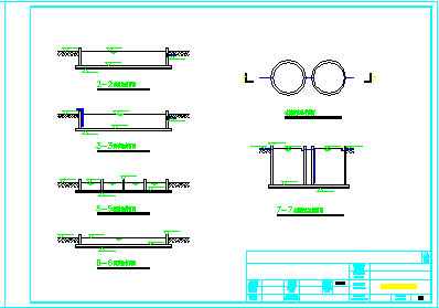 某化学公司污水处理项目设计cad施工图纸-图二
