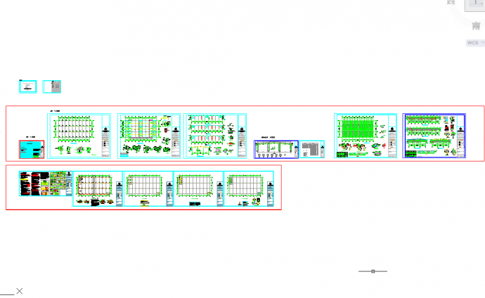 五套仓库常用cad电气结构设计施工图纸_图1