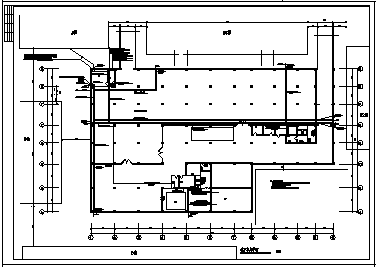 某车库全套电气施工cad图(含照明、配电、动力火灾自动报警系统设计)_图1