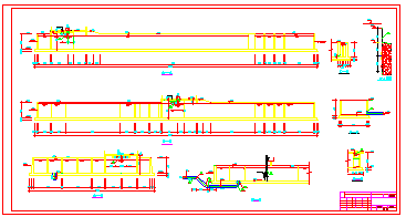 某污水处理厂卡鲁塞尔氧化沟工艺cad全套设计图纸-图二