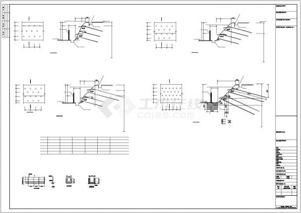 某地区工程基坑支护布置设计施工CAD图纸-图二