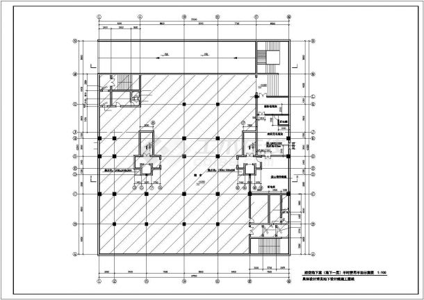 乌鲁木齐市幸福花园小区8000平米16层高层住宅楼建筑设计CAD图纸-图一