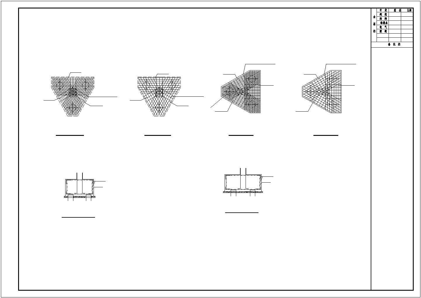 某项目桩偏位结构加固CAD详图