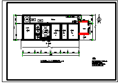 山东某住宅小区中水处理站cad工艺图-图一