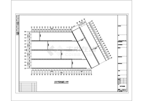 中泰集团公司钢结构工程设计cad图，含设计说明-图一