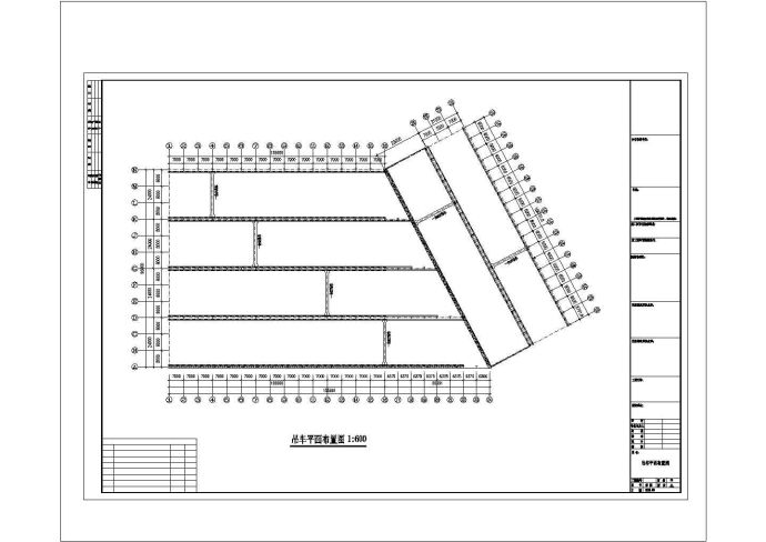 中泰集团公司钢结构工程设计cad图，含设计说明_图1