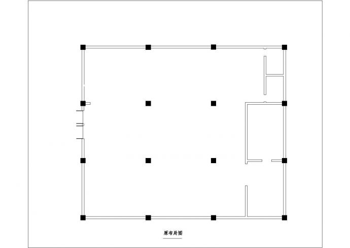 某古典风格中餐厅室内（毕业）装修设计cad全套施工图（含效果图）_图1