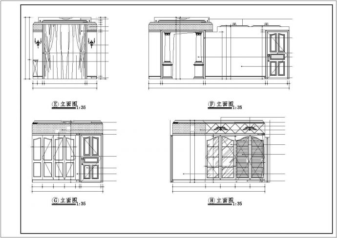 某农民豪华住宅建筑装修方案设计施工CAD图纸_图1