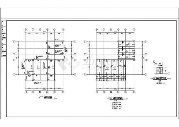 建筑和结构全套施工CAD设计图-图一