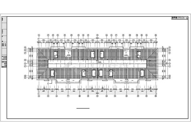 新乡市广汇路某社区5层砖混结构住宅楼建筑设计CAD图纸（含阁楼）-图二