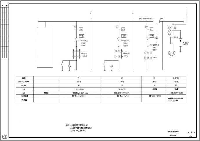漳州变电所智能设计CAD电气设计完整图_图1