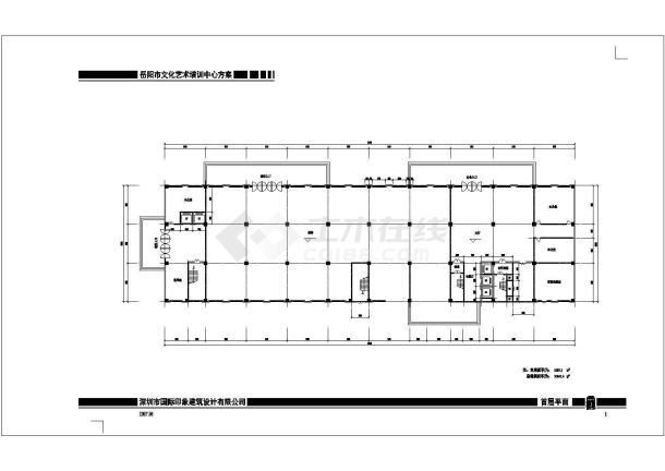 某城市教育培训基地建施图-图一