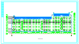 [北方多层]详细的住宅楼建筑施工cad图纸-图二
