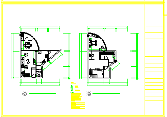 [福建]某单身公寓楼建筑cad方案设计图纸_图1