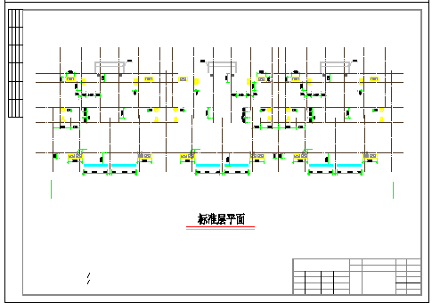 [徐州]某花园4栋住宅楼整套建筑cad设计图纸-图一