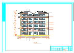 广州冠迪花园几套复式公寓cad建筑扩出图纸_图1