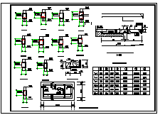 7层住宅楼结构cad设计图(底层为车库)-图二