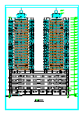 某高层住宅全套建筑设计CAD施工图纸-图二