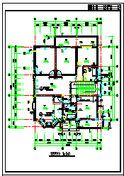 两层别墅设计cad建筑施工图_图1
