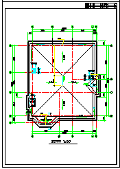 两层别墅设计cad建筑施工图-图二