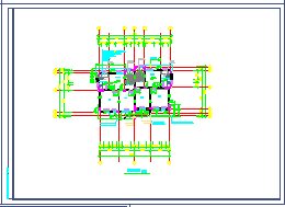 某精细双拼别墅平面设计建筑CAD竣工图