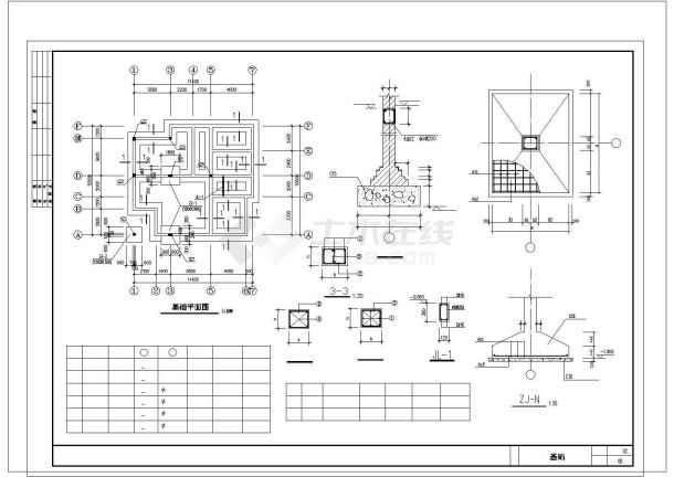 【清湖】某简单实用的新型农村住宅建筑CAD施工图-图一