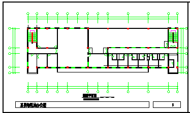 小型办公楼建筑设计CAD施工图纸-图一