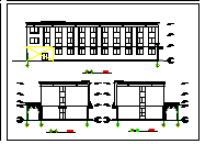 学生宿舍楼建筑整套cad施工设计图-图一