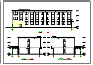 学生宿舍楼建筑整套cad施工设计图_图1