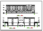 学生宿舍楼建筑整套cad施工设计图-图二