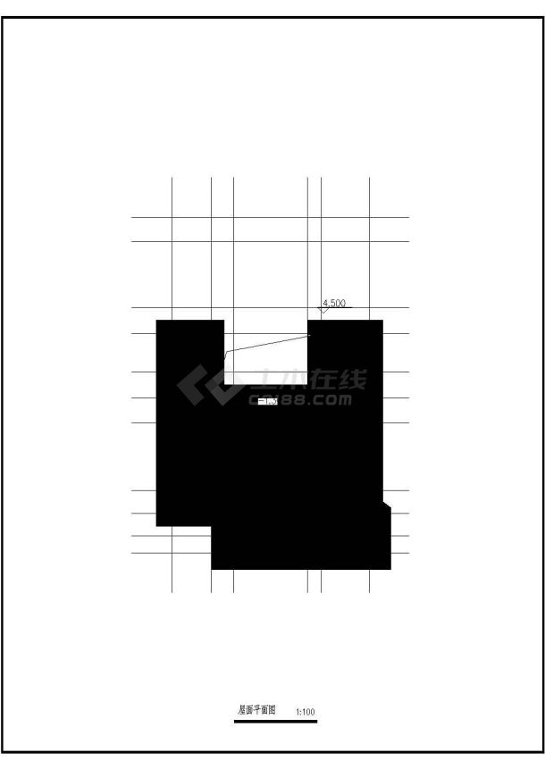  某三层农村住宅建筑设计图（长16.5米 宽11.5米）-图一