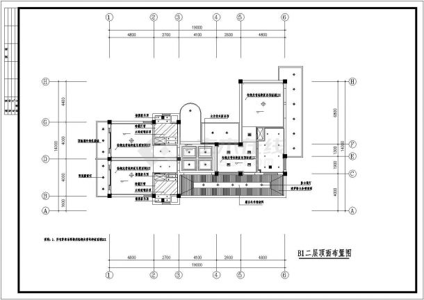 某现代双层别墅室内装修CAD详细设计施工图-图一