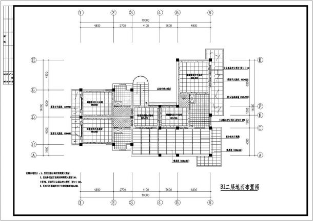 某现代双层别墅室内装修CAD详细设计施工图-图二