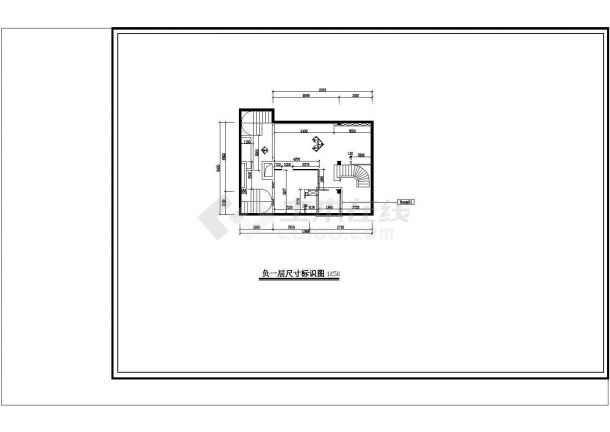 某地区经典多层商业别墅建筑装饰设计施工CAD图纸-图一