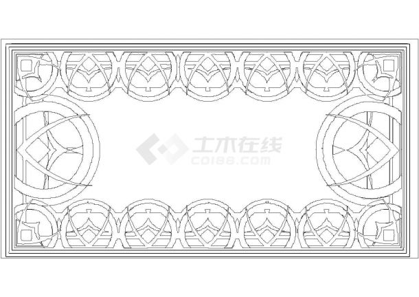 某中国传统文化图案CAD大样设计全套完整-图一