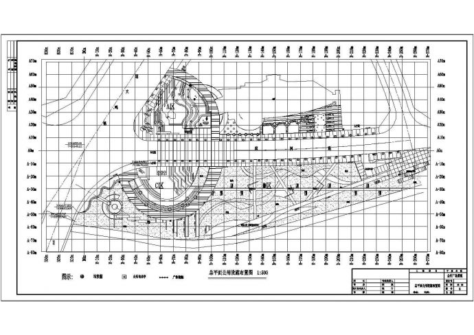 某娱乐会所广场全套CAD建筑构造设计施工图纸_图1
