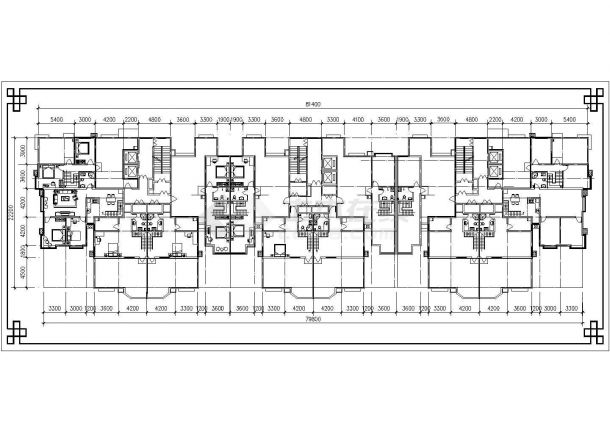 深圳某小区31层框架结构住宅楼建筑设计CAD图纸（含半地下室和机房层）-图一