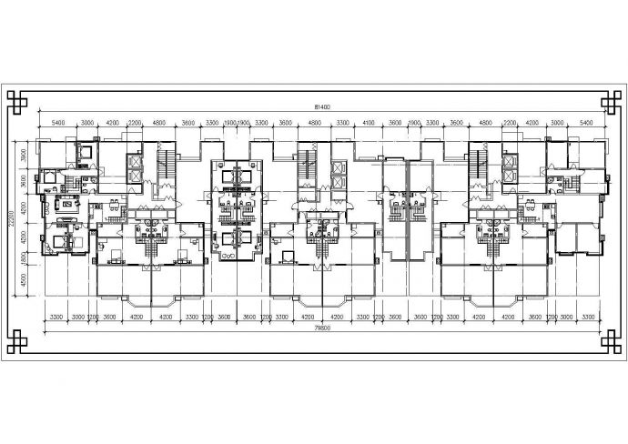 深圳某小区31层框架结构住宅楼建筑设计CAD图纸（含半地下室和机房层）_图1